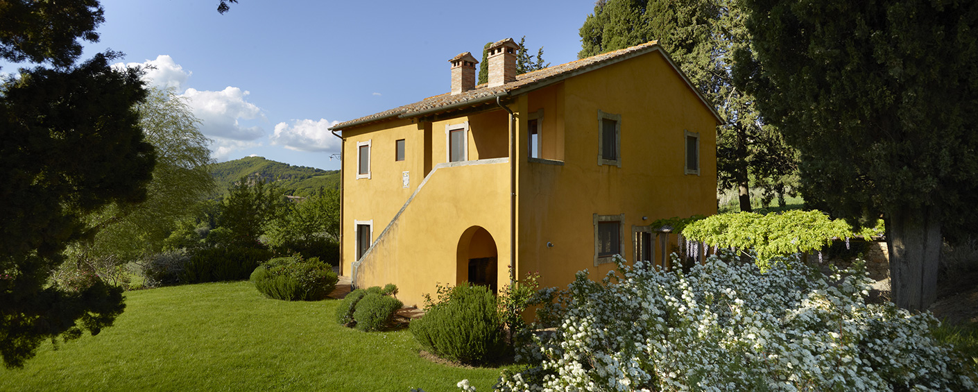 Reizvolles Bauernhaus mit dem bekanntesten Landschaftsblick der Toskana