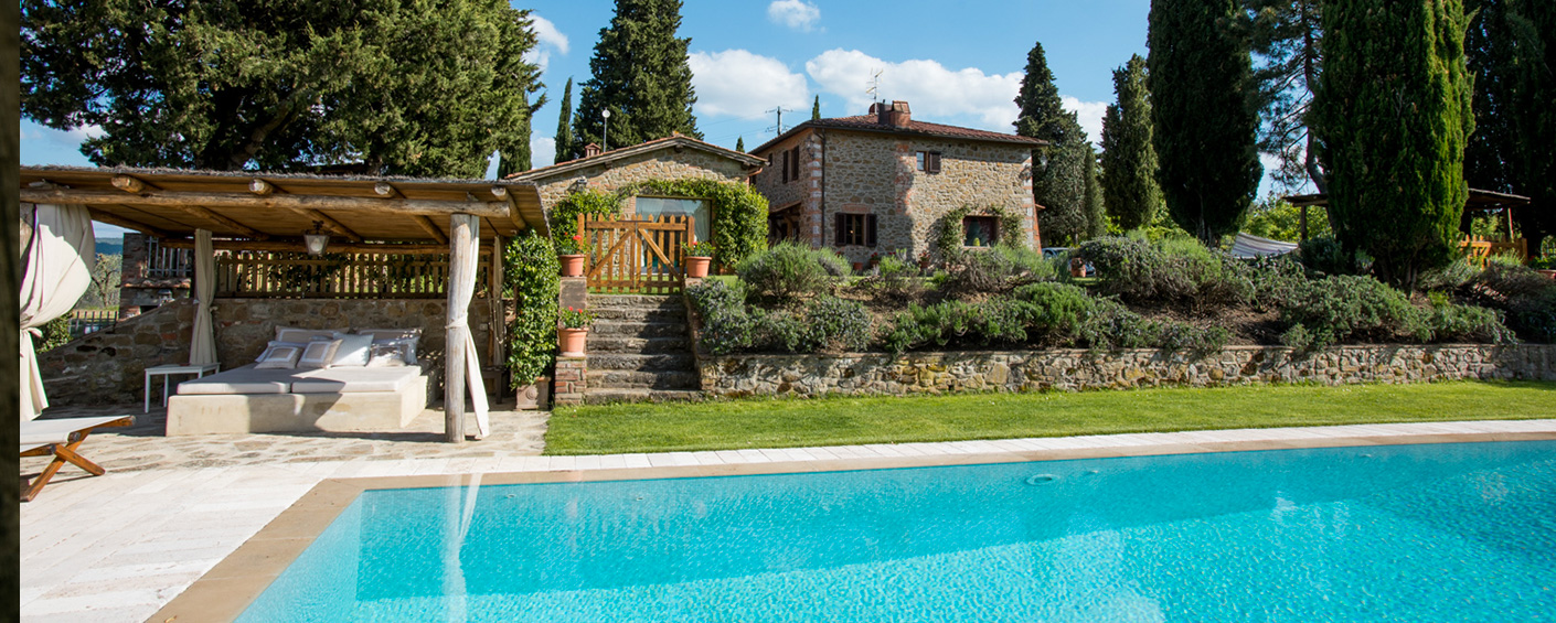 Meisterhaft restauriertes Landhaus mit schönem Pool und Sauna
